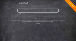 Desktop Screenshot of mojacipka.pl